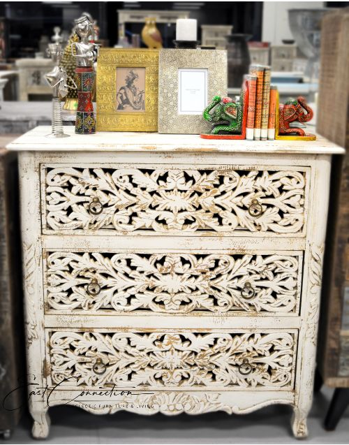 Hand Carved French Provincial Chest of Drawers