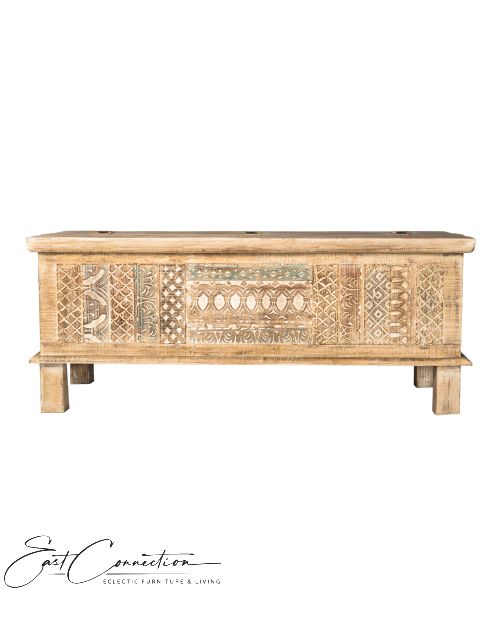 Carved French Provincial Blanket Box