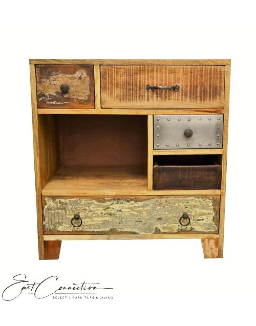 Rustic Multi-drawer Vintage Sideboard
