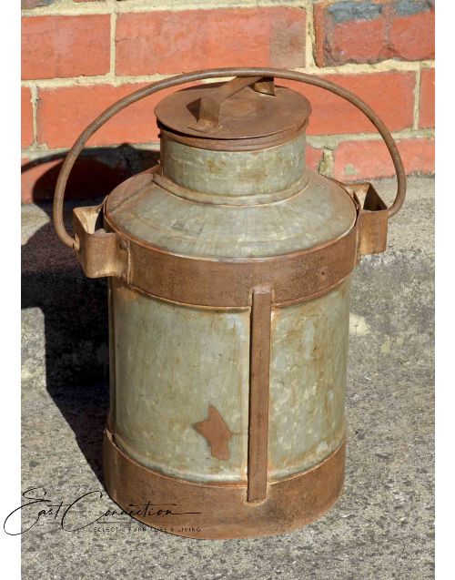 Vintage Metal Antique Indian Milk Urn