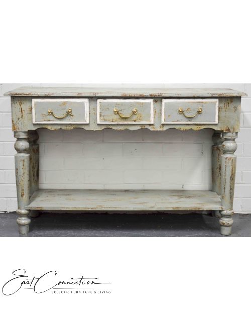 Shabby Chic French Country Console Hall Table