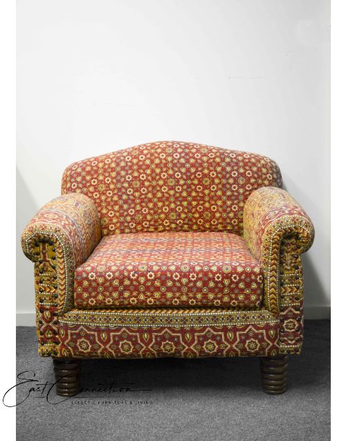 Colourful Indian Pattern Sofa Lounge Chair Armchair