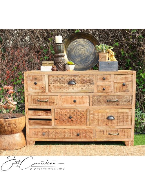 Scandinavian Timber Multi-drawer Sideboard