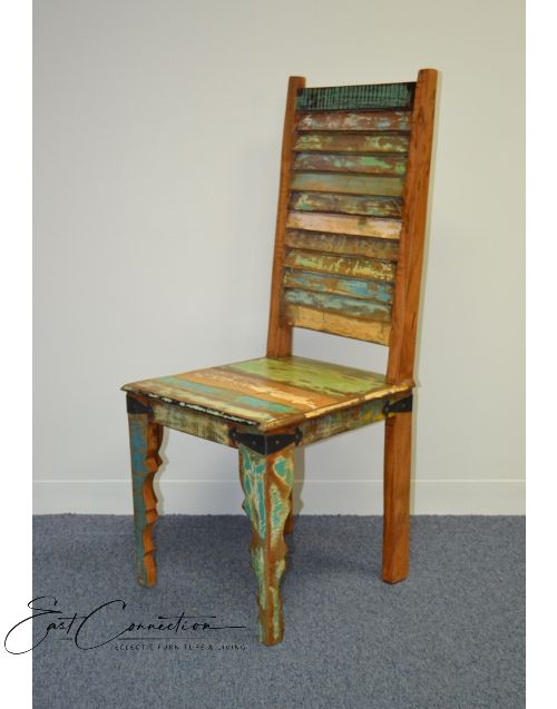 Reclaimed Timber Shutter Dining Chair