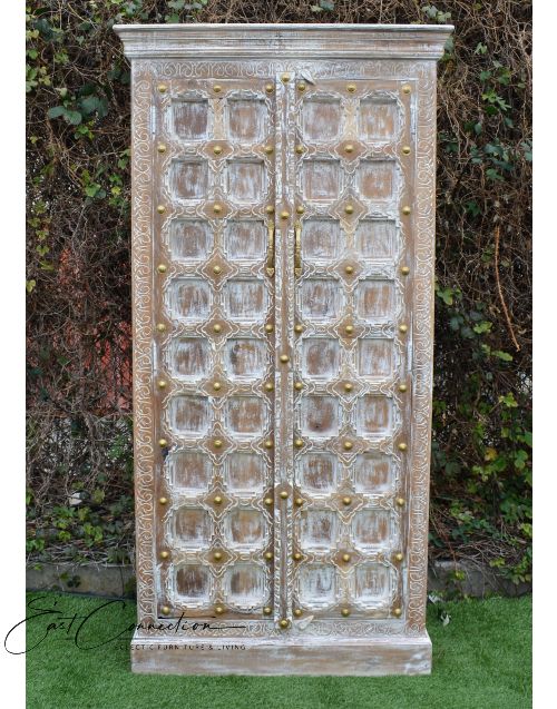 Shabby Chic Antique Door Timber Wardrobe