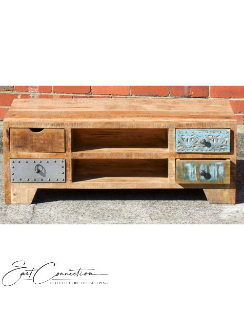 Vintage Industrial style 8 Drawer Coffee table