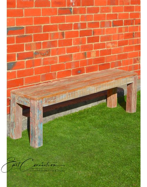 Shabby Chic Recycled Timber Dining Bench