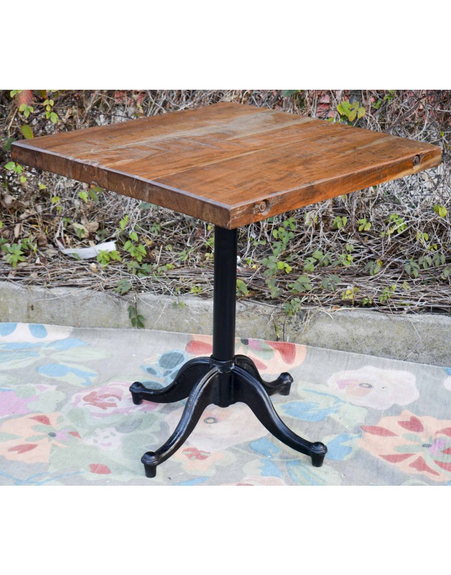 Vintage Industrial Dining Cafe Table Square