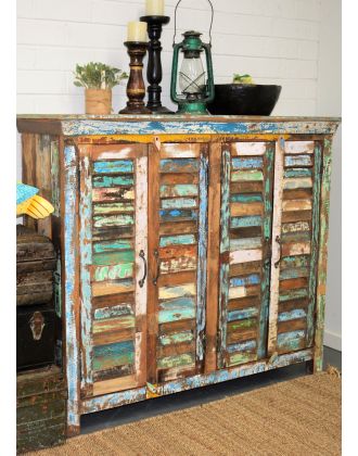 Recycled Timber Shutter High Sideboard