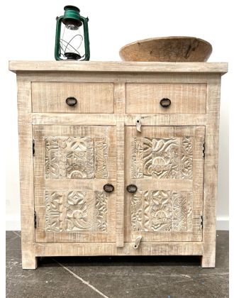 Distressed Timber Shabby Chic Sideboard Cabinet