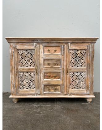 Distressed Timber French provincial Buffet Sideboard 