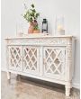 Hand-Carved Shabby Chic French Provincial MIrror Sideboard