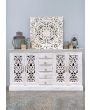 White Shabby Chic Painted French Country Sideboard