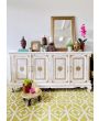 White French Shabby Chic Brass Fitted Sideboard