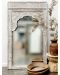 White Vintage Indian Mehrab Antique Mirror