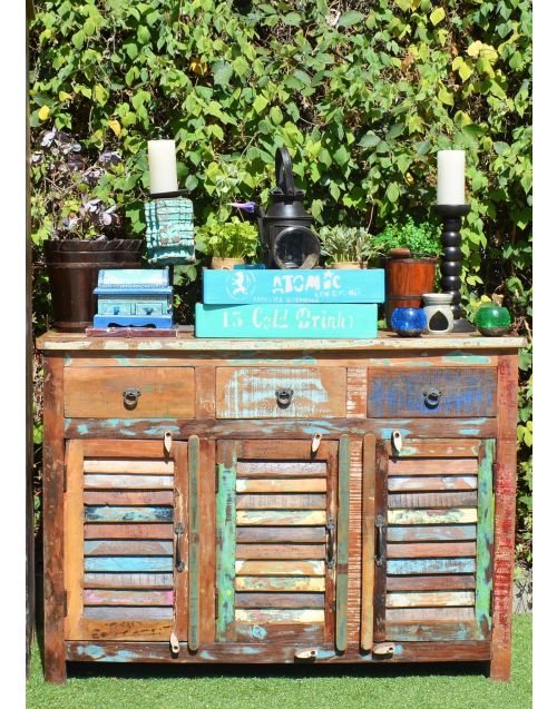 Recycled Timber Shutter Buffet Sideboard