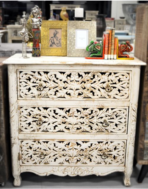 Hand Carved French Provincial Chest of Drawers