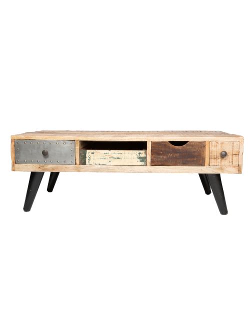 Retro style 4 Drawer Coffee table