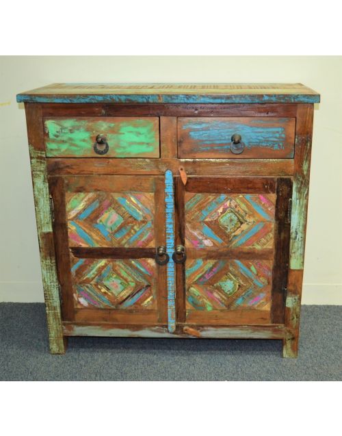 Recycled timber Panel 2 door 2 drawer Sideboard