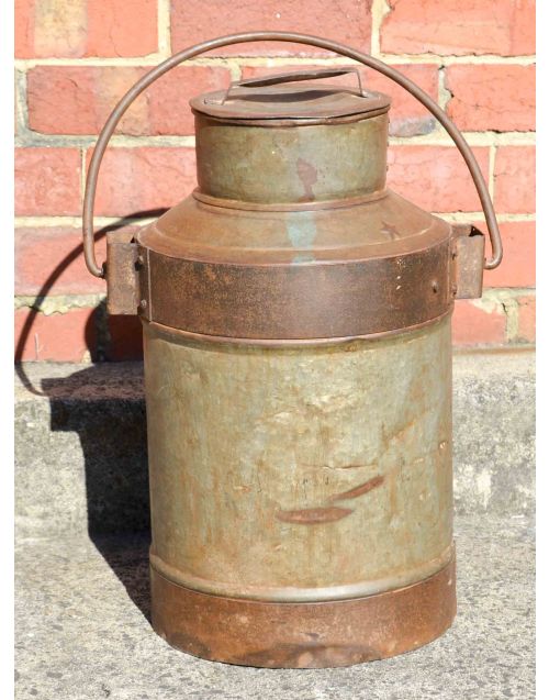 Antique Indian Vintage Metal Milk Urn