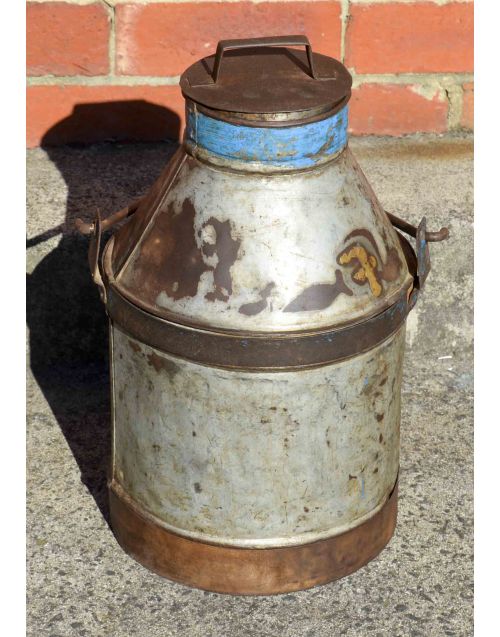 Vintage Indian Antique Metal Milk Urn