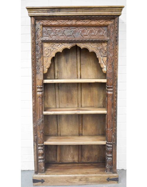 Hand carved Mehrab Antique bookshelf